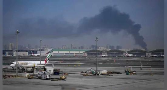 ඩුබායි ගුවන්තොටුපළ ආසන්නයට ඉරාන ඩ්‍රෝන ප්‍රහාරයක්